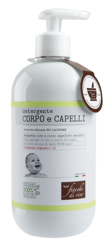 FIOCCHI DI RISO DETERGENTE CORPO/CAPELLI TALCO 400 ML - Magnumfarma.it