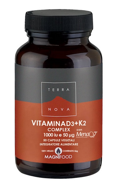 TERRANOVA VITAMINA D3 + K2 50 CAPSULE - Magnumfarma.it