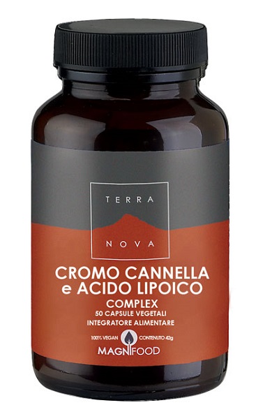 TERRANOVA CROMO/CANNELLA/ACIDO LIPOICO COMPLEX 50 CAPSULE - Magnumfarma.it