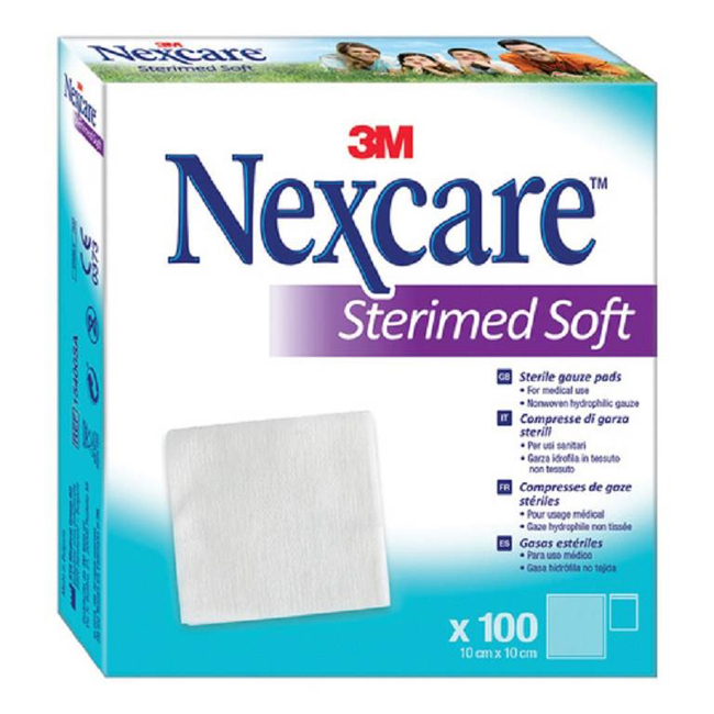 GARZA COMPRESSA STERIMED SOFT IN TESSUTO NON TESSUTO STERILE 10X10CM 100 PEZZI MULTILINGUAL - Magnumfarma.it