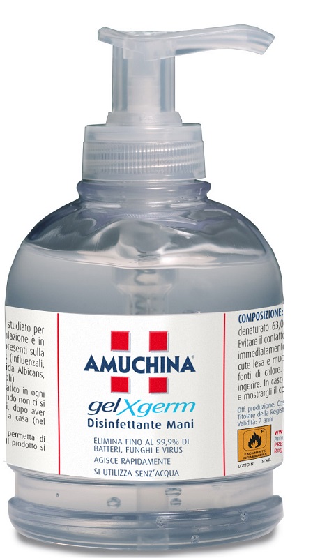 AMUCHINA GEL X-GERM DISINFETTANTE MANI 250 ML - Magnumfarma.it