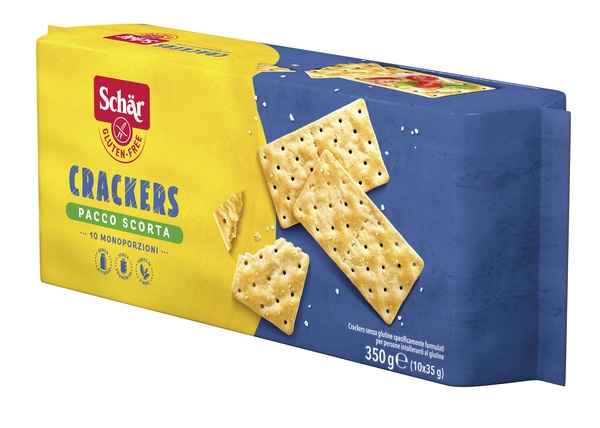 SCHAR CRACKERS SENZA LATTOSIO PACCO SCORTA 10 MONOPORZIONI DA 35 G - Magnumfarma.it