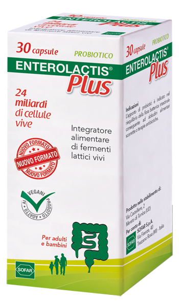 ENTEROLACTIS PLUS 30 CAPSULE - Magnumfarma.it