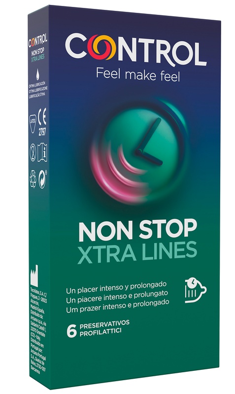 CONTROL NON STOP XTRA LINES 6 PEZZI - Magnumfarma.it