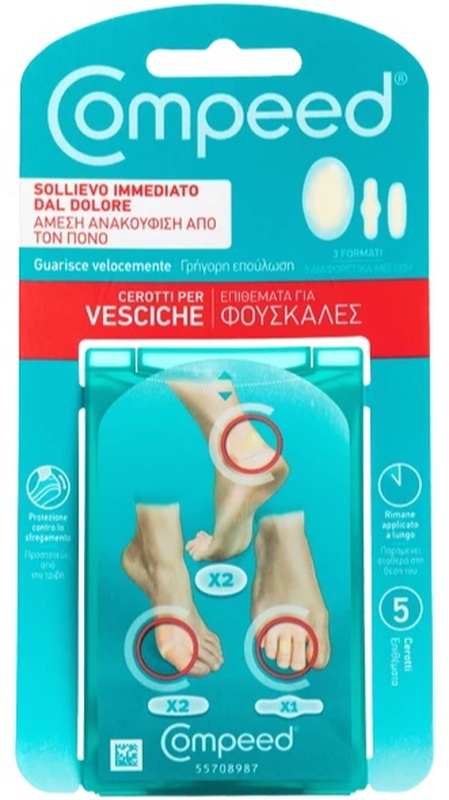 COMPEED CEROTTI PER VESCICHE MISTO 5 PEZZI - Magnumfarma.it