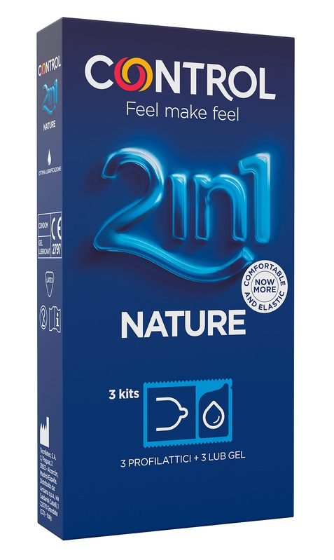 CONTROL 2IN1 NATURE 3 PRESERVATIVI + 3 GEL - Magnumfarma.it