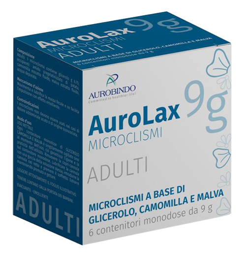 MICROCLISMI PER ADULTI AUROLAX 6 CONTENITORI 9 G - Magnumfarma.it
