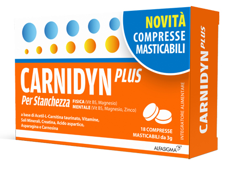 CARNIDYN PLUS 18 COMPRESSE MASTICABILI - Magnumfarma.it