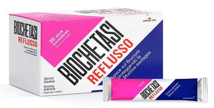 BIOCHETASI REFLUSSO 20 STICK AROMA ARANCIA - Magnumfarma.it