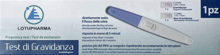 LOTUPHARMA TEST DI GRAVIDANZA 1 PEZZO - Magnumfarma.it