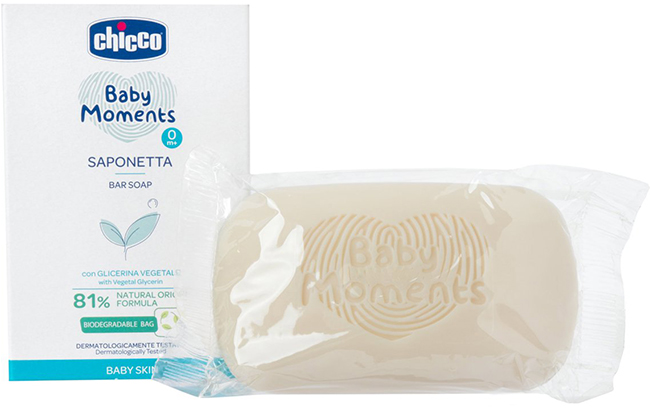 CHICCO BABY MOMENTS SAPONE SOLIDO 100 G - Magnumfarma.it