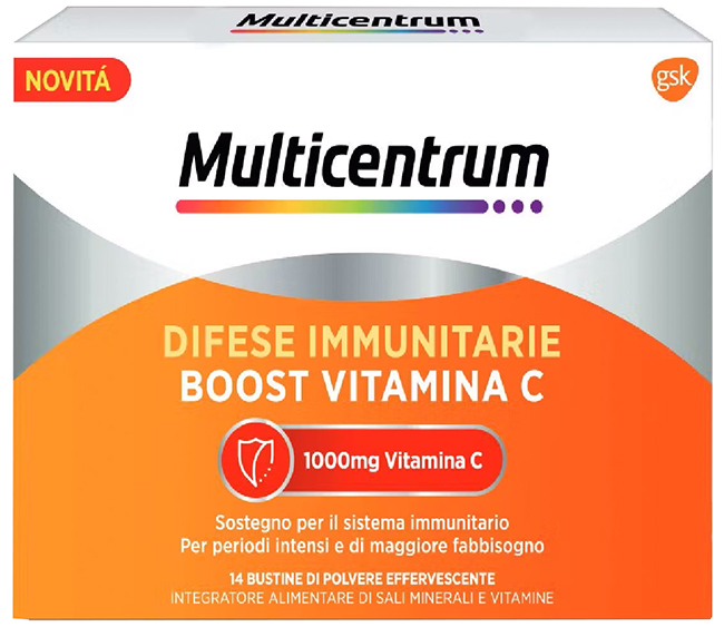 MULTICENTRUM DIFESE IMMUNITARIE BOOST VITAMINA C 28 BUSTINE - Magnumfarma.it