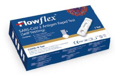 TEST ANTIGENICO RAPIDO COVID-19 FLOWFLEX AUTODIAGNOSTICO DETERMINAZIONE QUALITATIVA ANTIGENI SARS-COV-2 IN TAMPONI NASALI MEDIANTE IMMUNOCROMATOGRAFIA PROVETTA CON ALLUMINIO - Magnumfarma.it