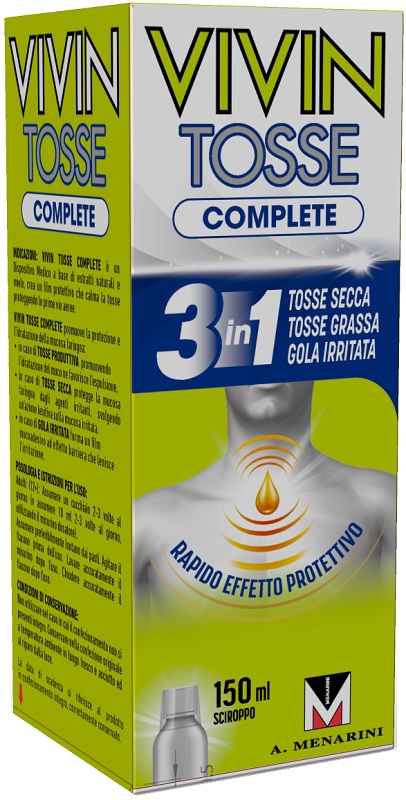 VIVIN TOSSE COMPLETE SCIROPPO PER TOSSE 150 ML - Magnumfarma.it