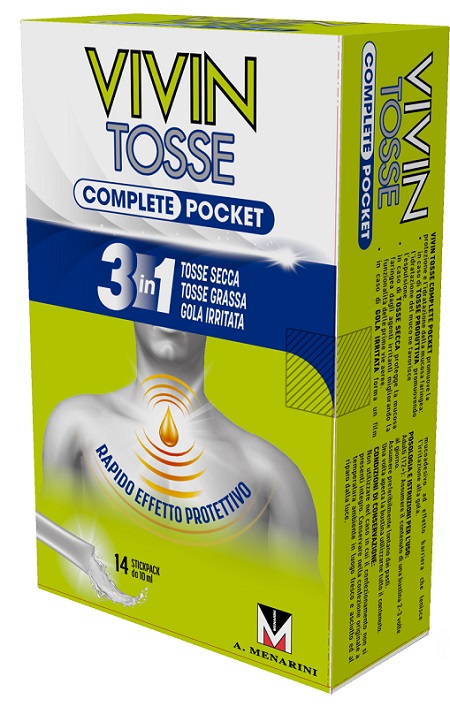 VIVIN TOSSE COMPLETE POCKET 14 STICK PACK DA 10 ML - Magnumfarma.it