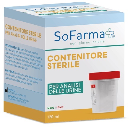 CONTENITORE URINA IN POLIPROPILENE DA 120 ML SOFARMAPIU' - Magnumfarma.it