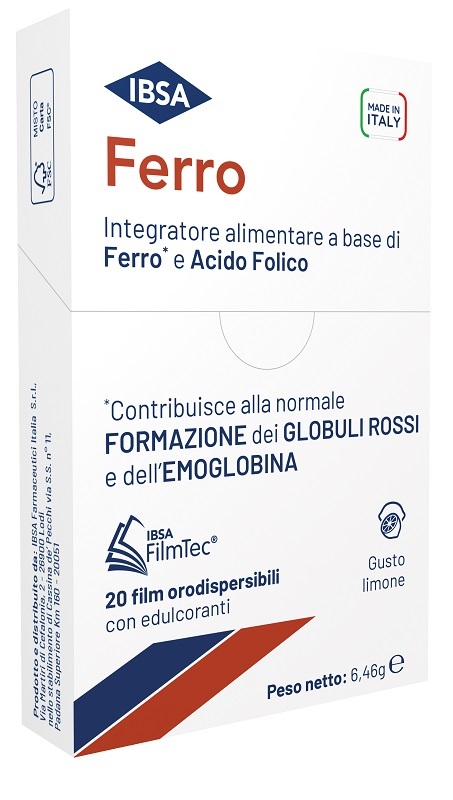 FERRO IBSA 20 FILM ORODISPERSIBILI - Magnumfarma.it